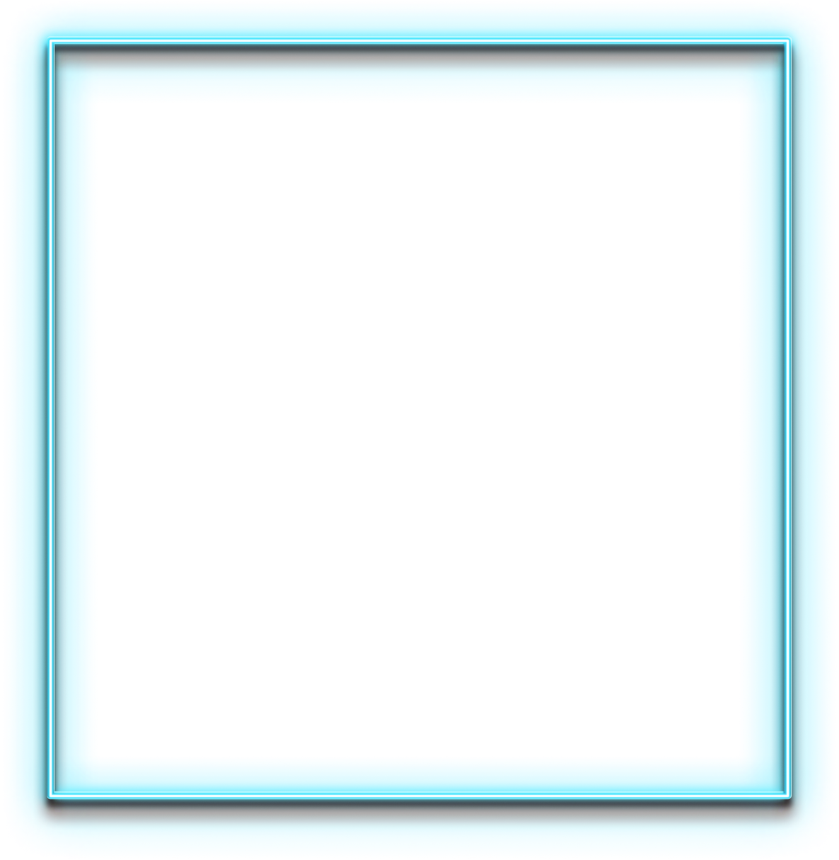 Neon Box Light Blue