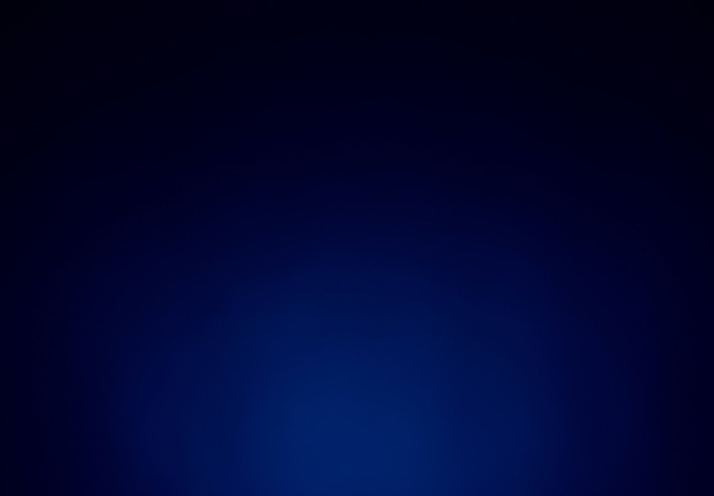 Dark, blue background.